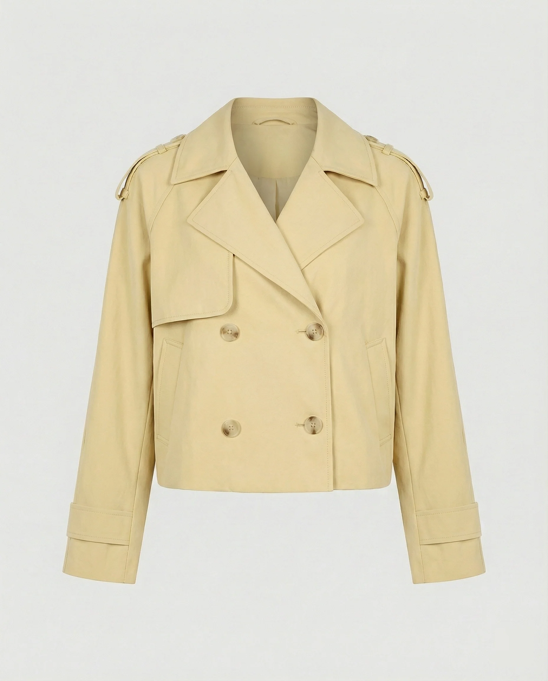 Damen Lederjacke Kurz Locker Geschnitten PU-Leder Stylische Übergangsjacke - Image 5