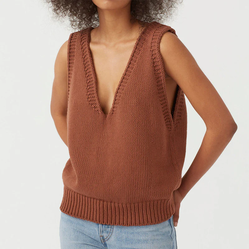 Damen legerer Strickpullover Heidi-Mode - Image 8