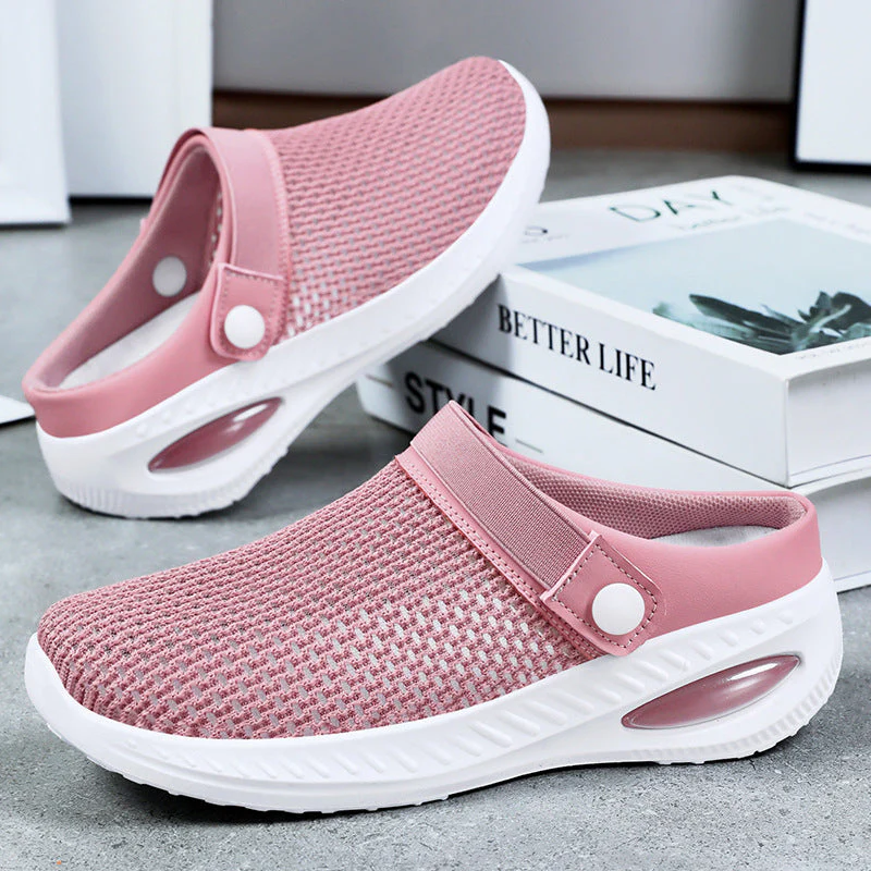 Damen Leichte Clogs mit Atmungsaktivem Obermaterial und Flexiblem Fußbett Heidi-Mode - Image 3