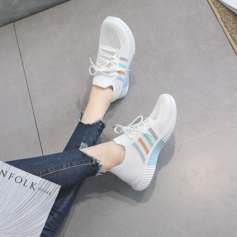 Damen Leichte Freizeit-Sneaker mit atmungsaktiver Mesh-Oberfläche und flexibler Laufsohle Heidi Mode - Image 2