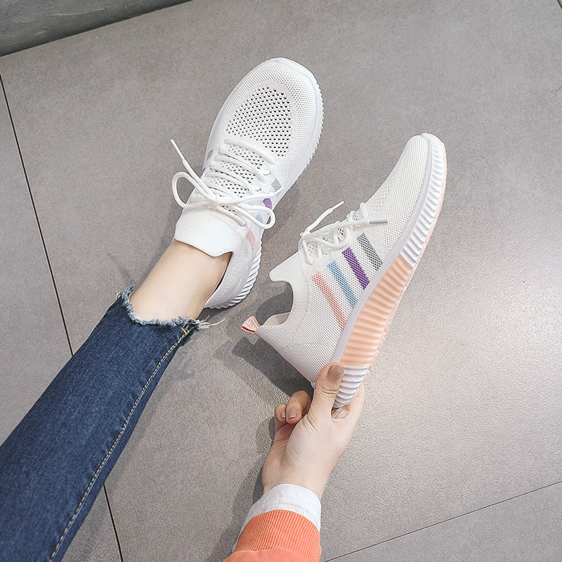 Damen Leichte Freizeit-Sneaker mit atmungsaktiver Mesh-Oberfläche und flexibler Laufsohle Heidi Mode - Image 3
