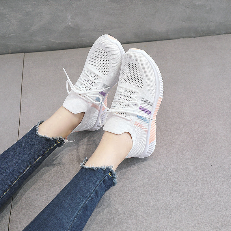 Damen Leichte Freizeit-Sneaker mit atmungsaktiver Mesh-Oberfläche und flexibler Laufsohle Heidi Mode - Image 4