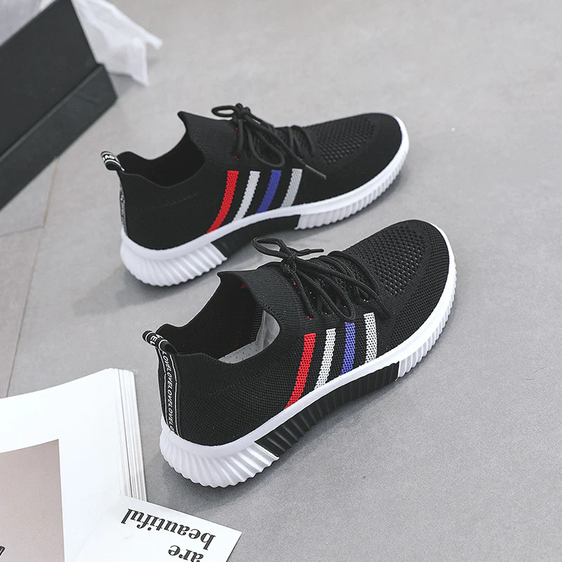 Damen Leichte Freizeit-Sneaker mit atmungsaktiver Mesh-Oberfläche und flexibler Laufsohle Heidi Mode - Image 7