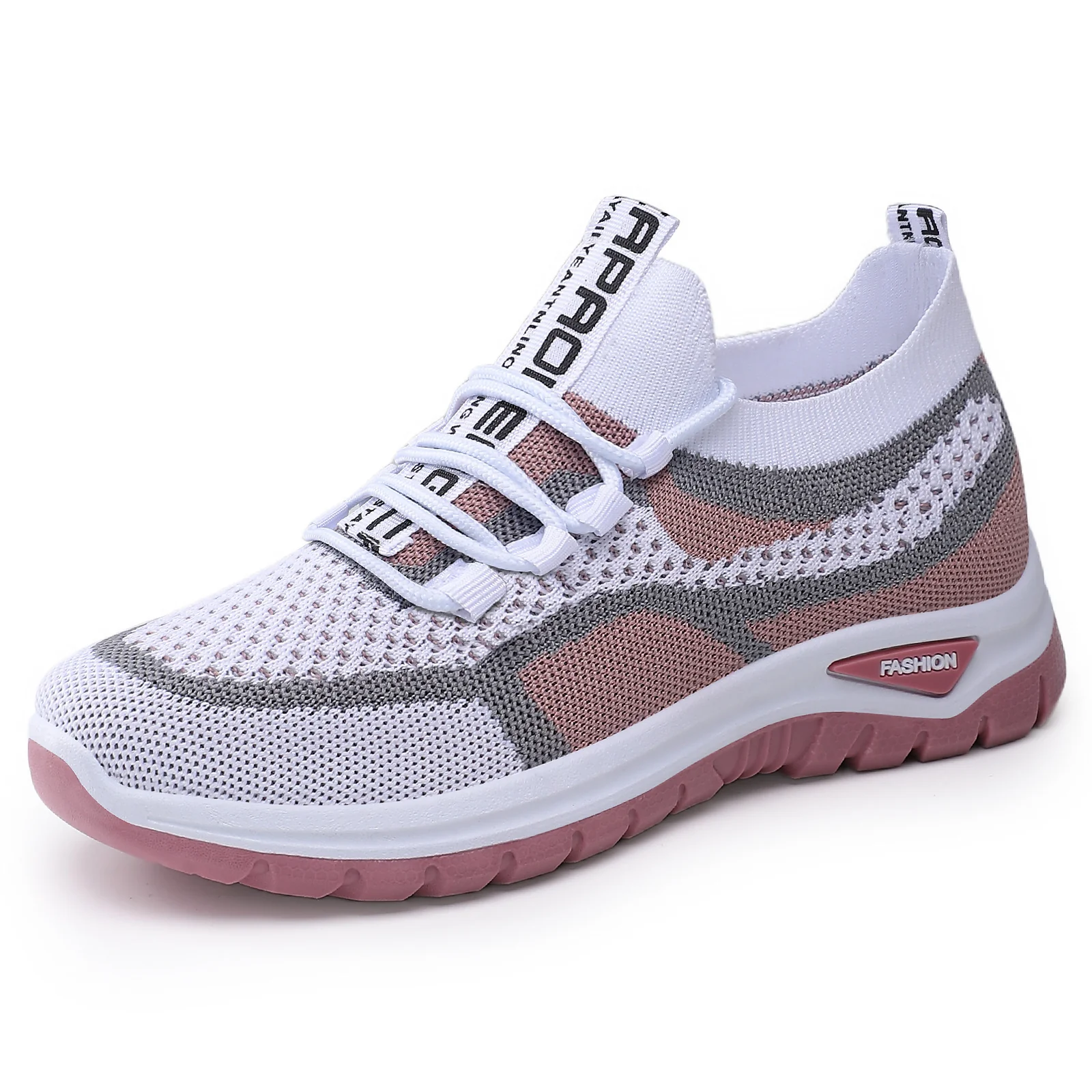 Damen Leichte Komfort Sneakers mit atmungsaktivem Strickdesign und ergonomischer Dämpfung Heidi Mode - Image 4