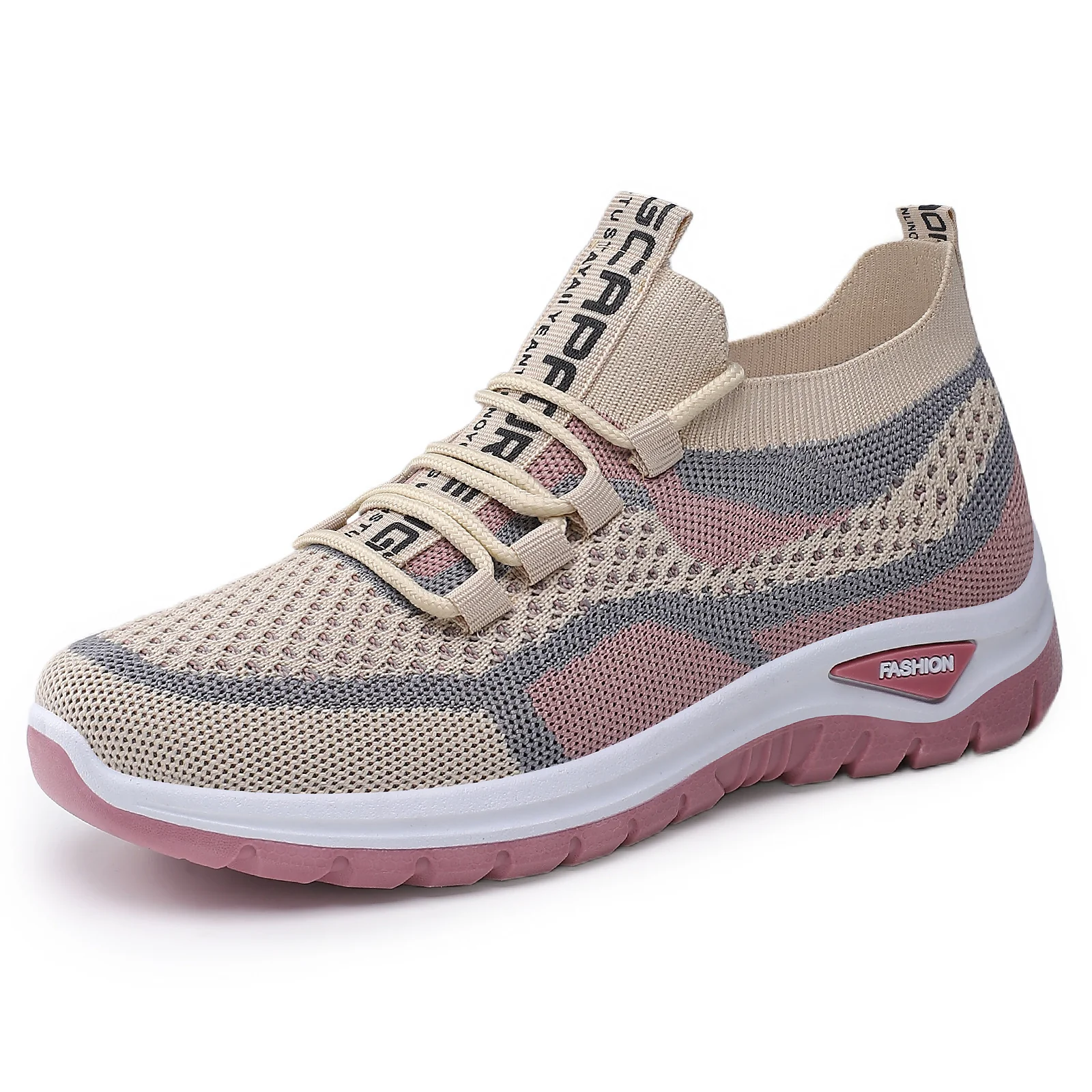 Damen Leichte Komfort Sneakers mit atmungsaktivem Strickdesign und ergonomischer Dämpfung Heidi Mode - Image 5