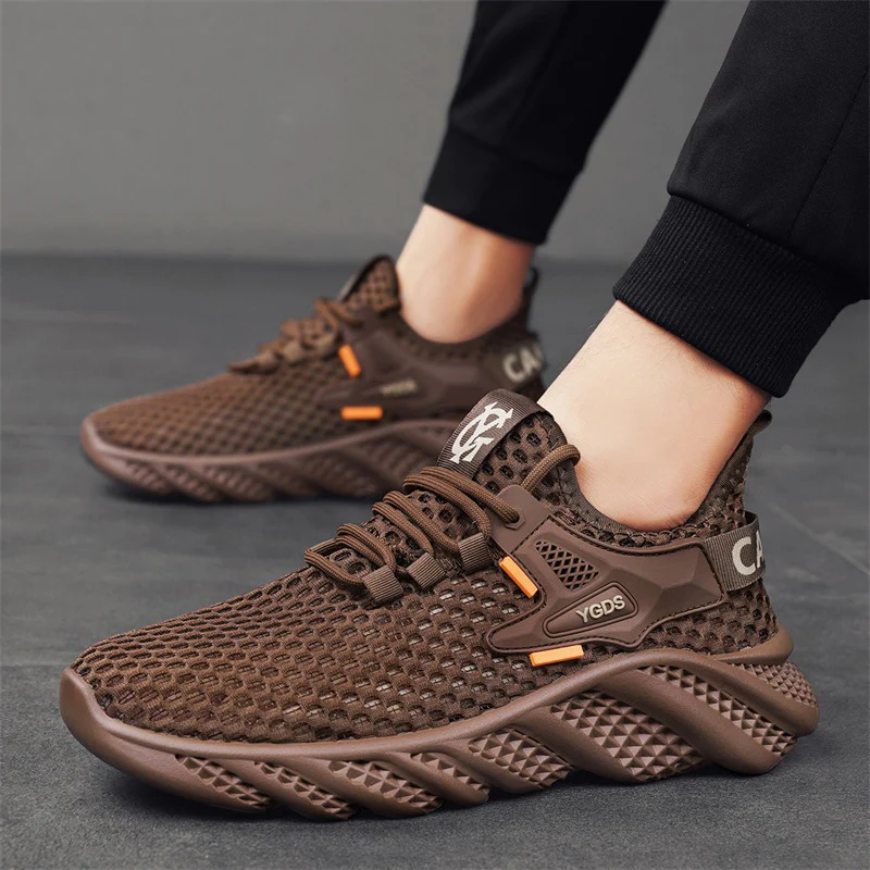 Damen Leichte Lauf-Sneaker mit atmungsaktivem Mesh-Obermaterial und rutschfester Sohle Heidi Mode - Image 4