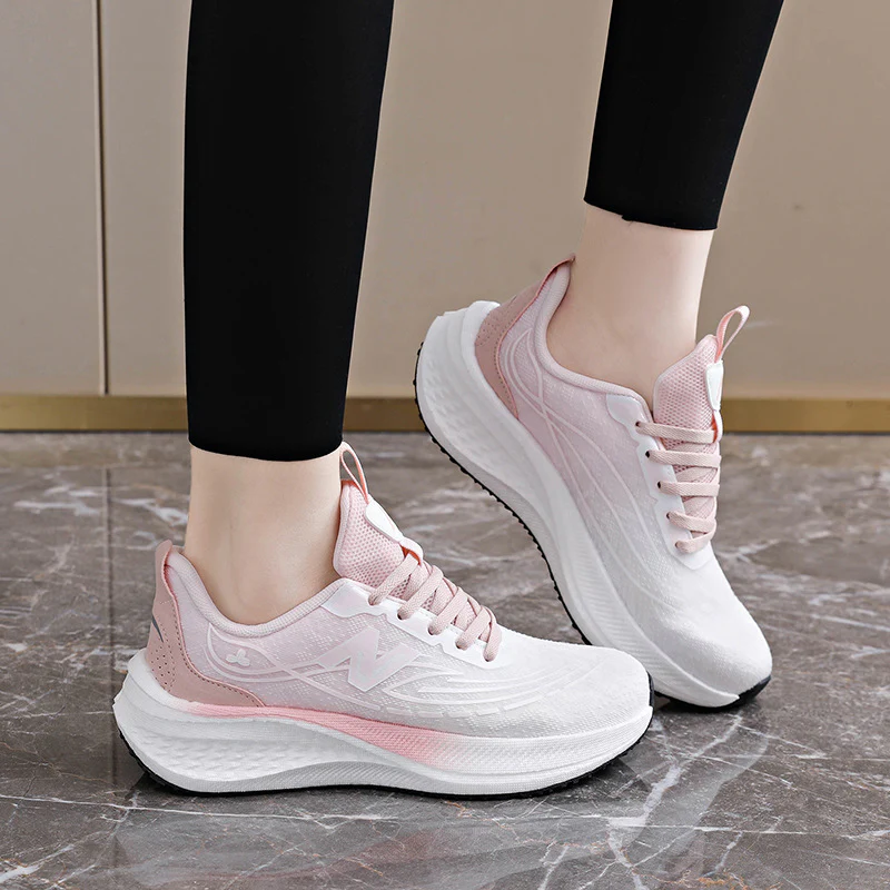 Damen leichte Lauf-Sneaker mit atmungsaktiver Mesh-Oberfläche und dämpfendem Sohlenprofil Heidi Mode - Image 3