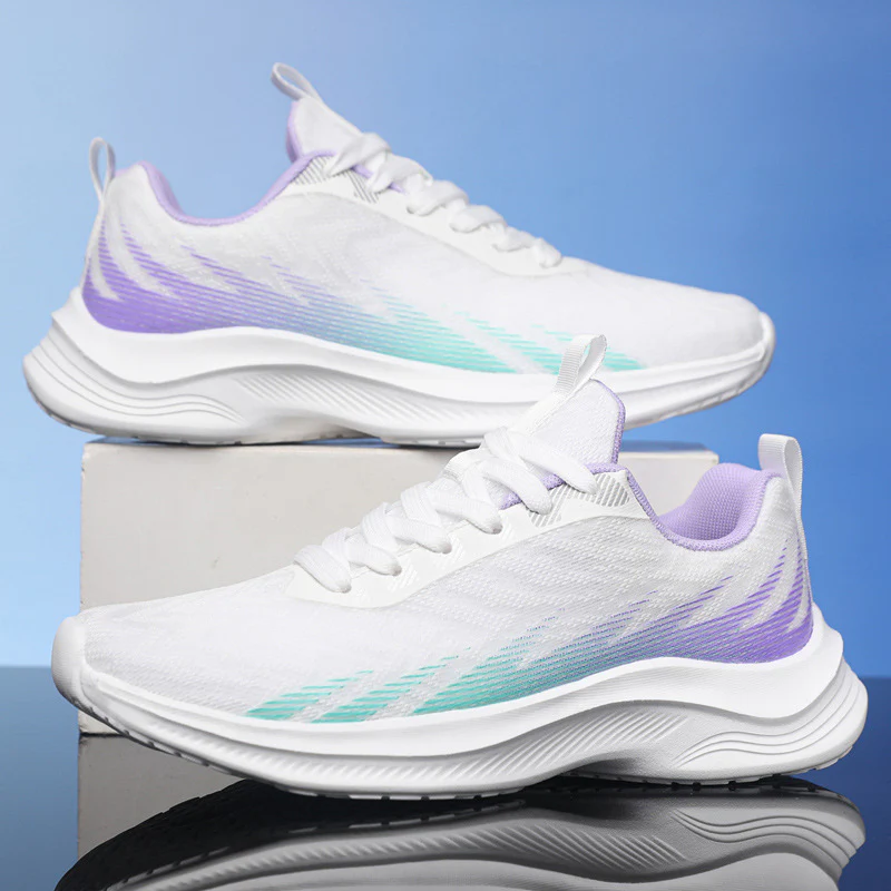 Damen leichte Lauf Sneakers mit atmungsaktiver Oberflächenstruktur Heidi Mode - Image 10