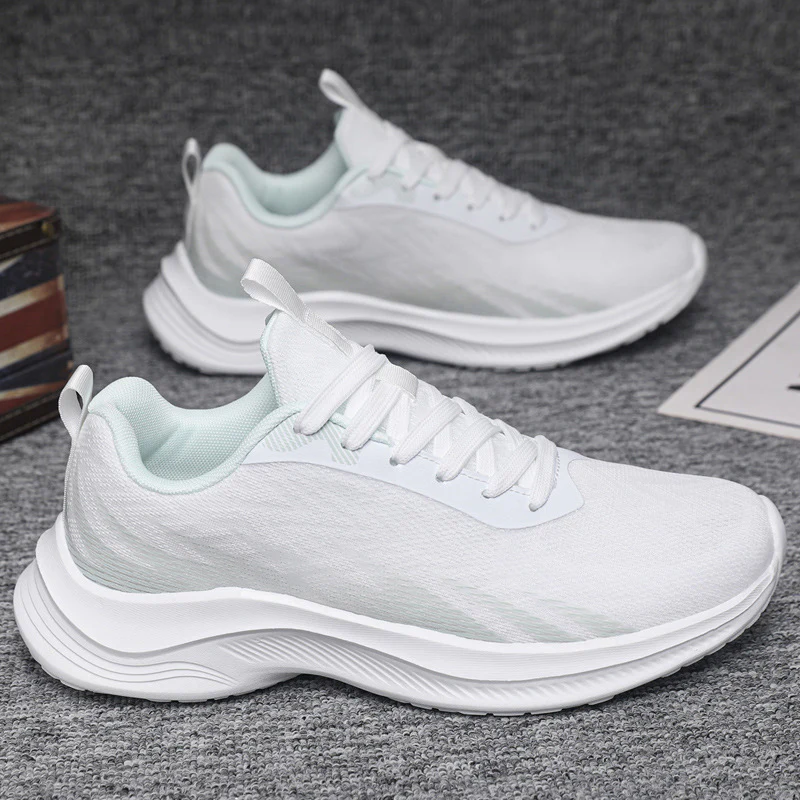 Damen leichte Lauf Sneakers mit atmungsaktiver Oberflächenstruktur Heidi Mode - Image 4
