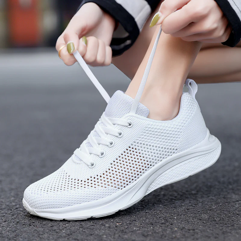 Damen Leichte Laufschuhe mit atmungsaktivem Mesh-Obermaterial und flexibler Sohle Heidi Mode - Image 6