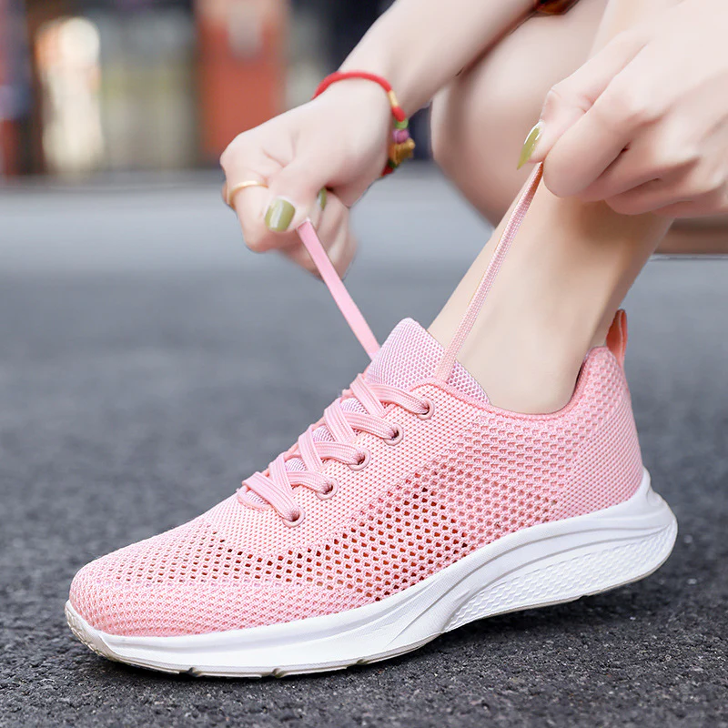 Damen Leichte Laufschuhe mit atmungsaktivem Mesh-Obermaterial und flexibler Sohle Heidi Mode - Image 8