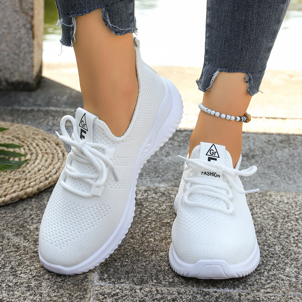 Damen Leichte Laufschuhe mit atmungsaktiver Mesh-Konstruktion und flexibler Sohle Heidi Mode - Image 6