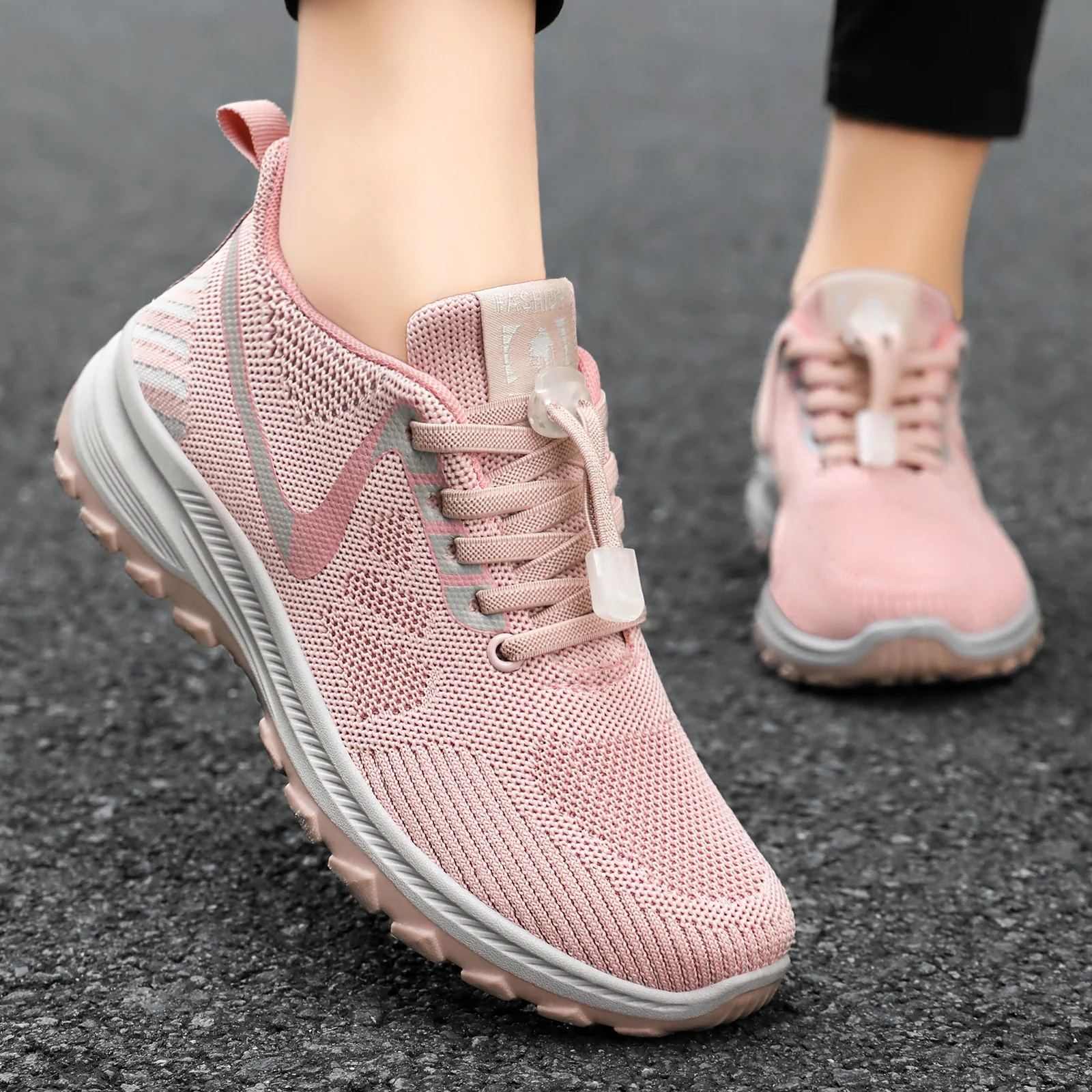 Damen Leichte Mesh-Laufschuhe mit flexibler Sohle Heidi Mode - Image 2
