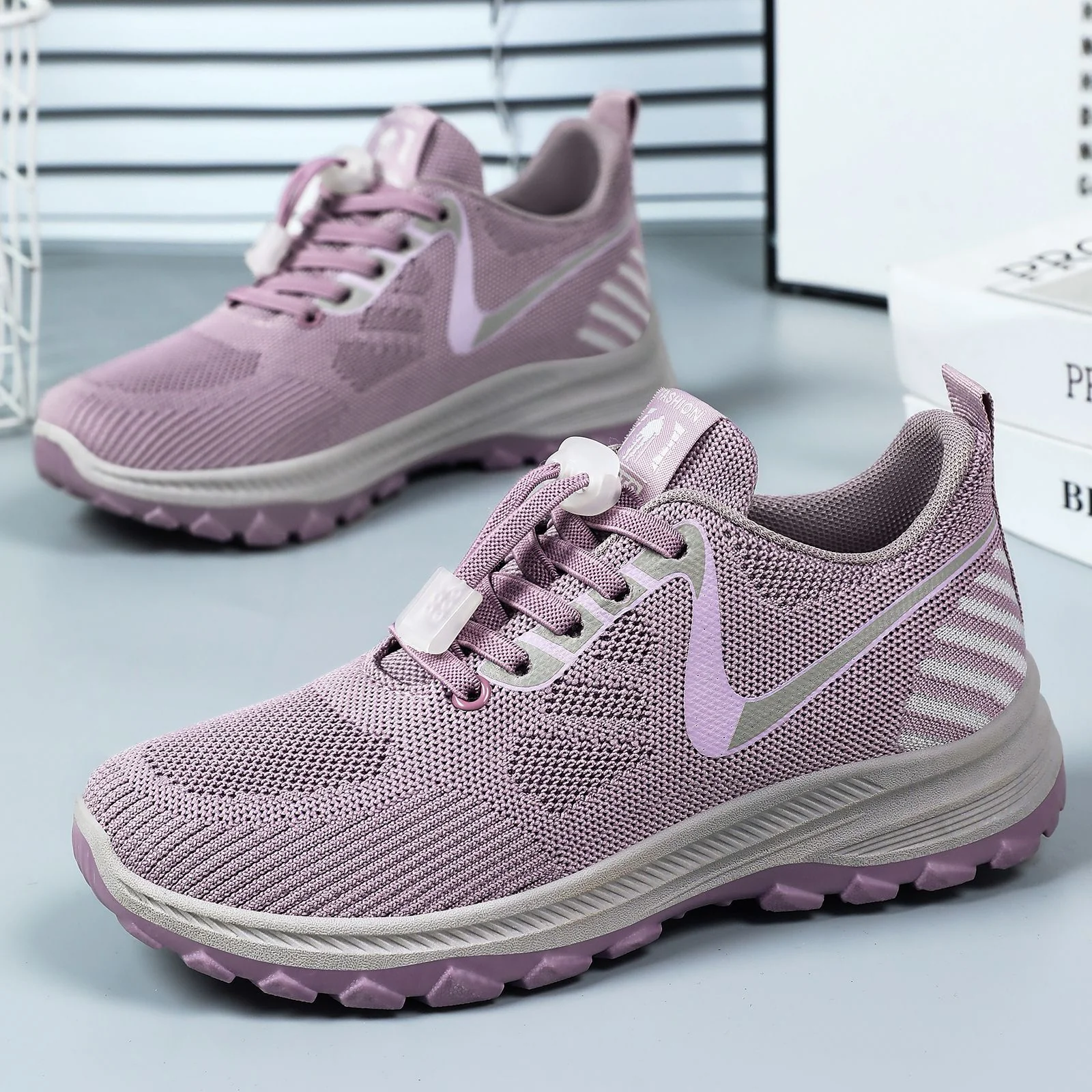 Damen Leichte Mesh-Laufschuhe mit flexibler Sohle Heidi Mode - Image 7