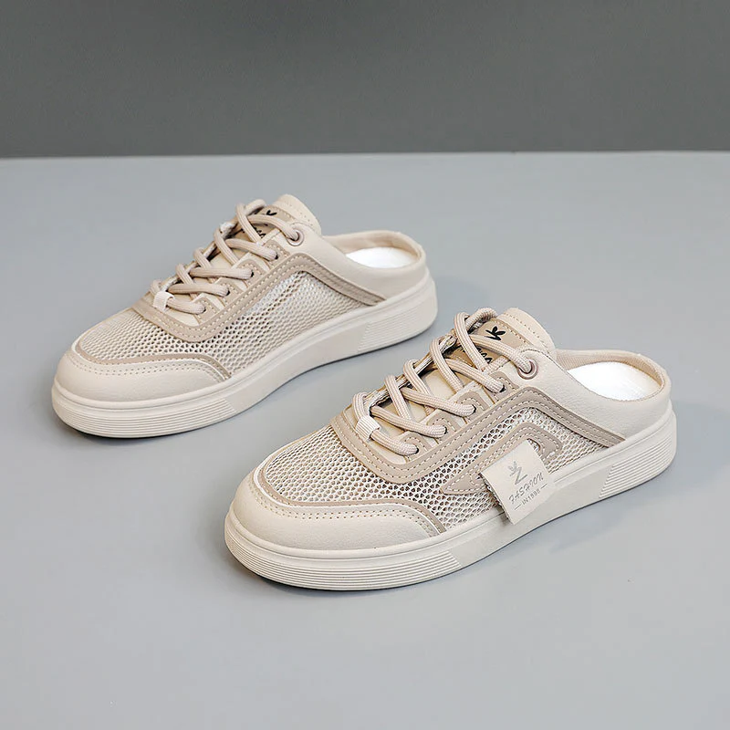 Damen leichte Slip-On Sneakers mit atmungsaktiver Mesh-Oberfläche Heidi Mode - Image 2