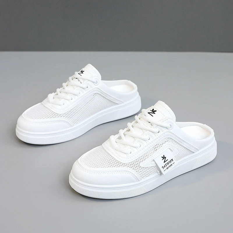 Damen leichte Slip-On Sneakers mit atmungsaktiver Mesh-Oberfläche Heidi Mode - Image 7