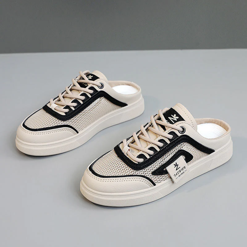 Damen leichte Slip-On Sneakers mit atmungsaktiver Mesh-Oberfläche Heidi Mode - Image 8