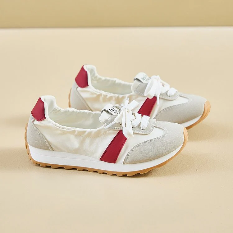 Damen Leichte Sneakers mit elastischem Schnürsystem und weichem Futter Heidi Mode - Image 2