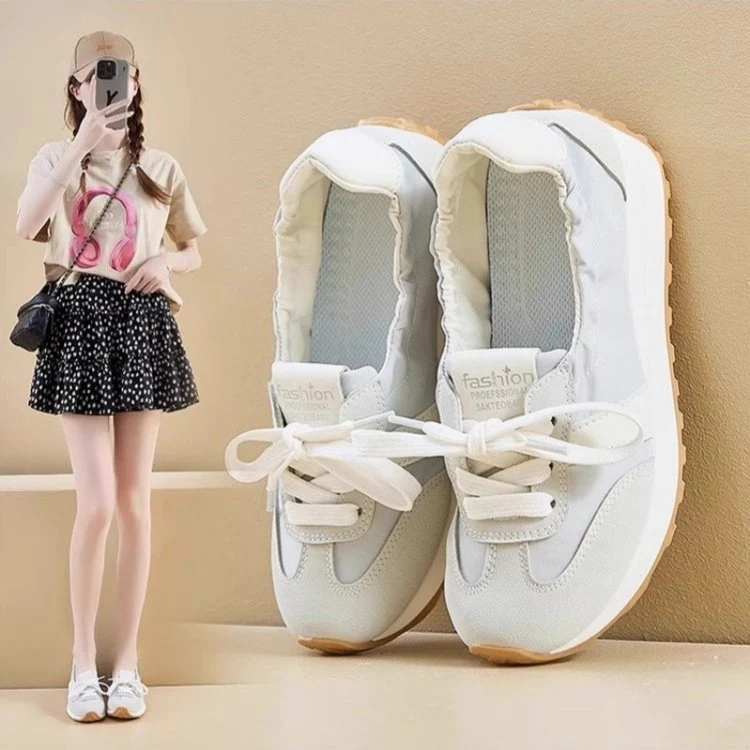 Damen Leichte Sneakers mit elastischem Schnürsystem und weichem Futter Heidi Mode - Image 5