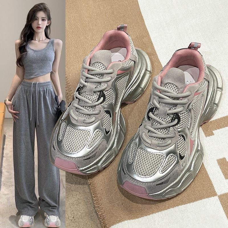 Damen Leichte Sport-Sneaker mit atmungsaktiven Mesh-Einsätzen und dämpfender Sohle Heidi Mode - Image 2