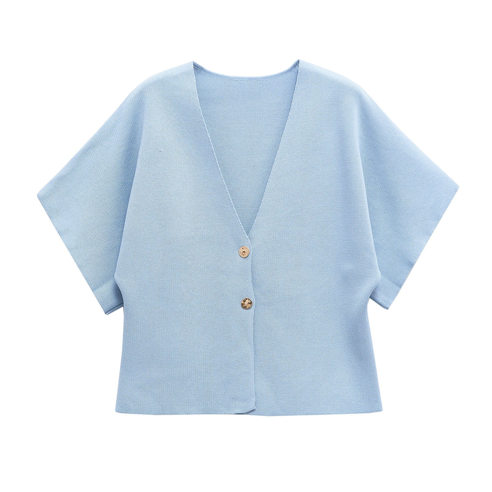 Damen Leichte Strickjacke mit Elegantem V-Ausschnitt und Luxuriösen Knopfdetails Heidi-Mode - Image 10