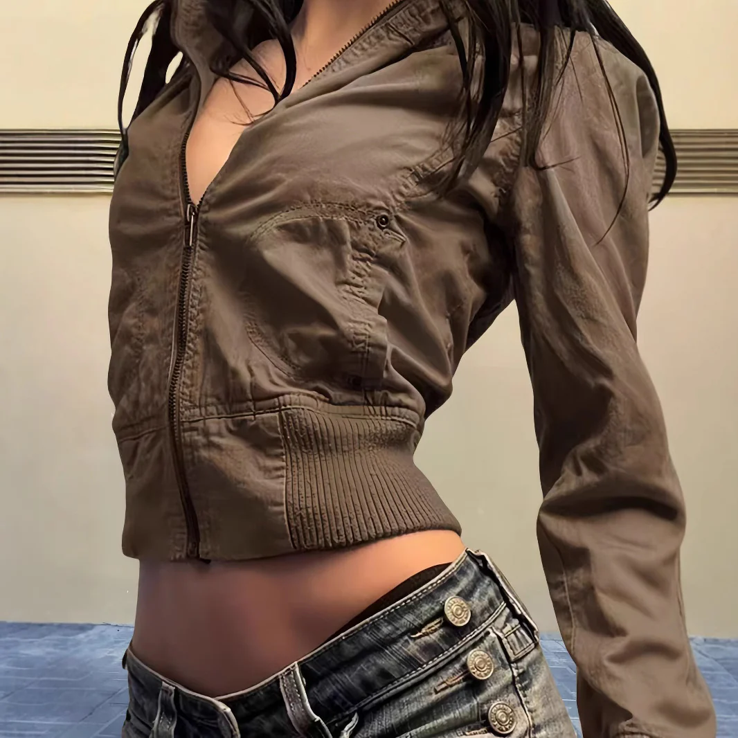Damen leichte Übergangsjacke mit strukturiertem Design Heidi-Mode - Image 4