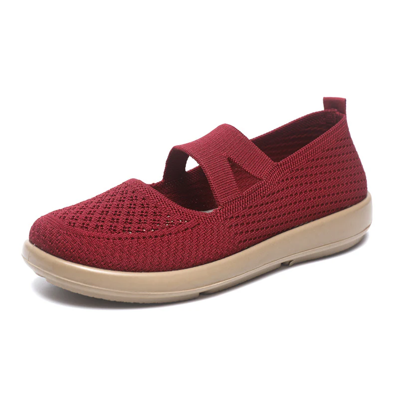 Damen leichte und atmungsaktive Ballerinas mit flexiblem Obermaterial Heidi Mode - Image 7