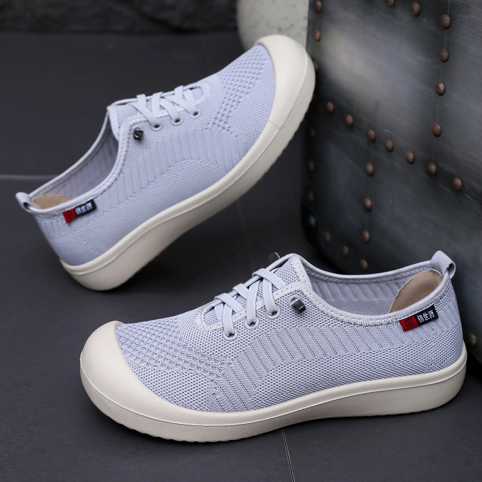 Damen Leichte und atmungsaktive Freizeitschuhe mit elastischem Obermaterial Heidi Mode - Image 2