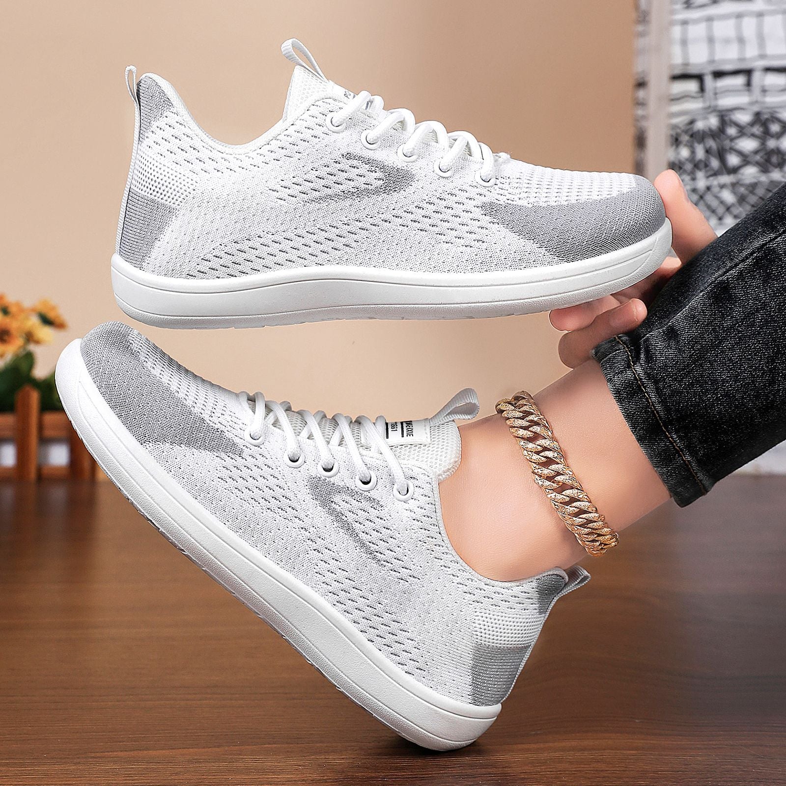 Damen Leichte und atmungsaktive Freizeitschuhe mit flexibler Sohle Heidi Mode - Image 2