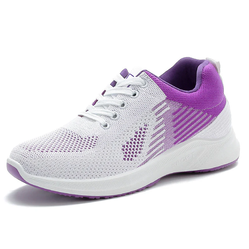 Damen Leichte und atmungsaktive Laufschuhe mit innovativem Strickdesign Heidi Mode - Image 4