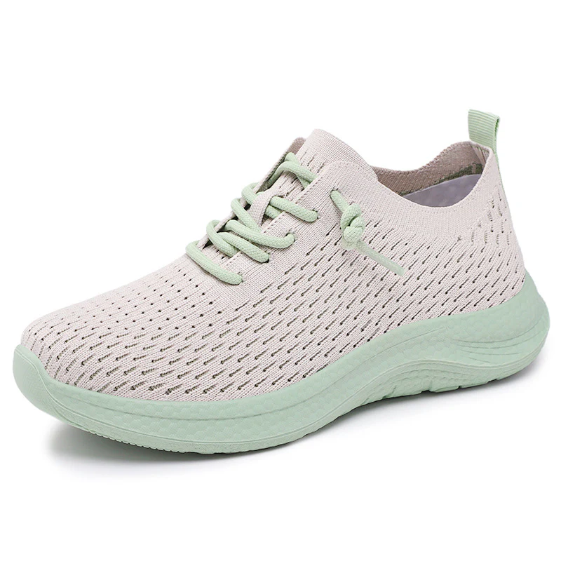 Damen Leichte und atmungsaktive Sneaker mit flexiblem Strickoberteil Heidi Mode - Image 6