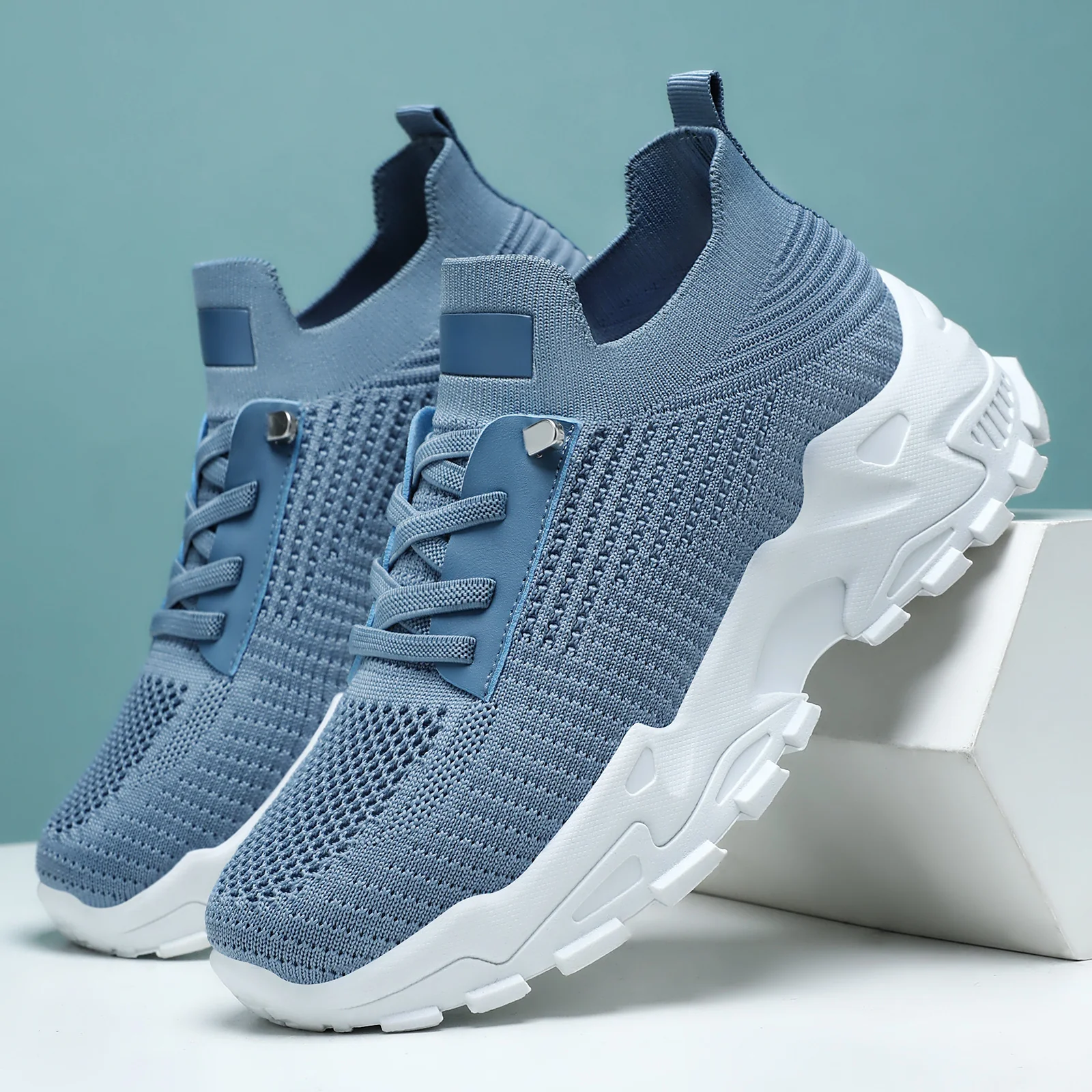 Damen Leichte und atmungsaktive Sneakers mit innovativer Stricktechnologie Heidi Mode - Image 3