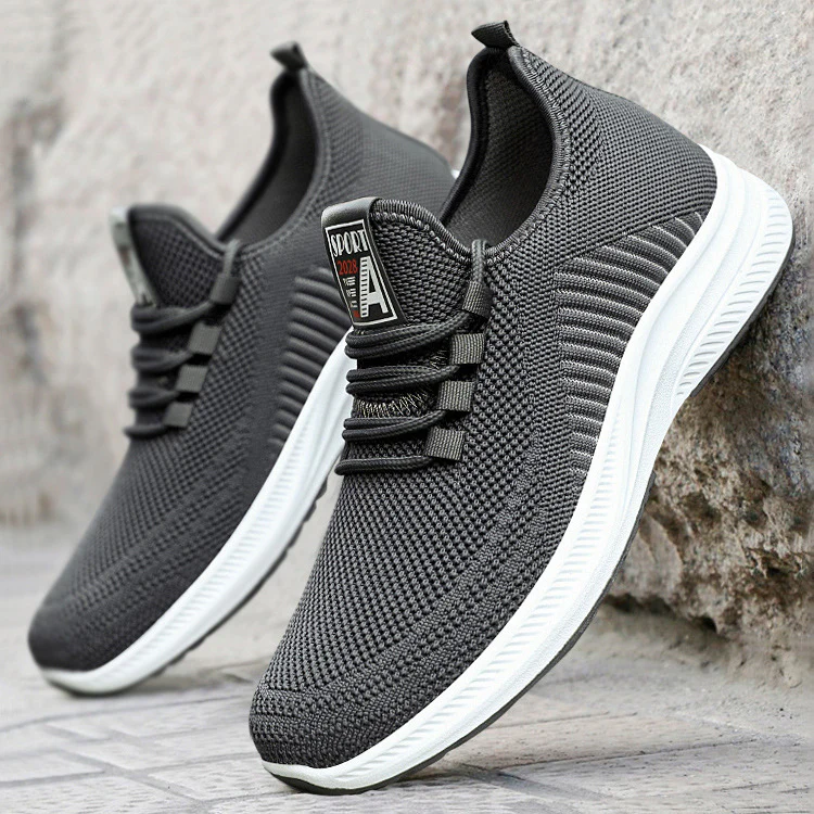 Damen Leichte und atmungsaktive Sport Sneakers mit elastischem Obermaterial Heidi Mode