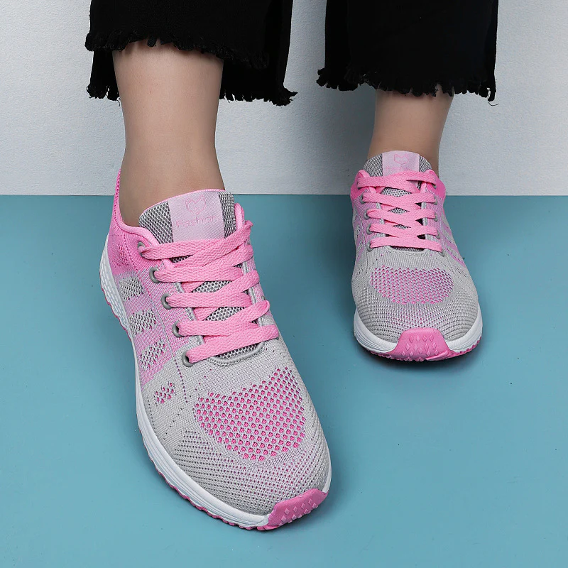 Damen Leichte und atmungsaktive Sport Sneakers mit flexibler Laufsohle Heidi Mode - Image 3