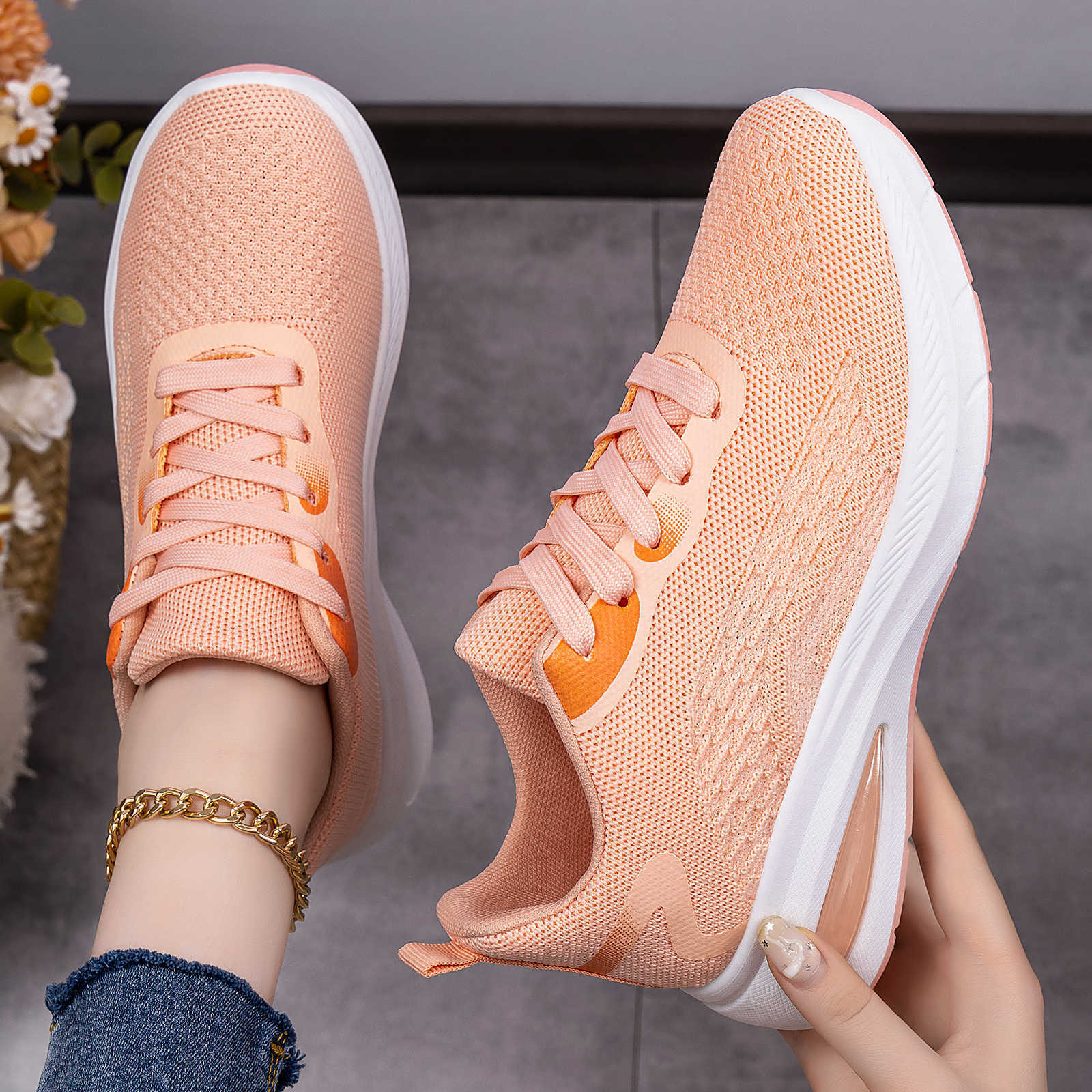 Damen Leichte und bequeme Laufschuhe mit dämpfendem Air Cushion Heidi Mode - Image 2