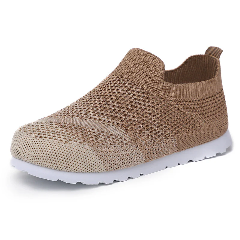 Damen Leichte und bequeme Slip-On Sneakers mit atmungsaktivem Strickoberteil Heidi Mode - Image 7