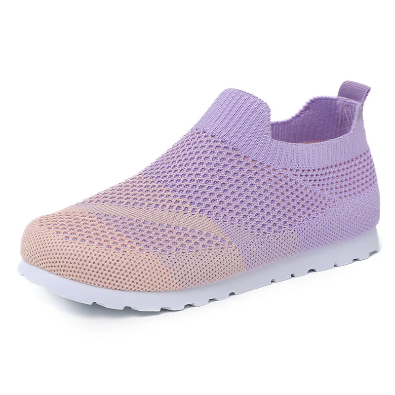 Damen Leichte und bequeme Slip-On Sneakers mit atmungsaktivem Strickoberteil Heidi Mode - Image 8