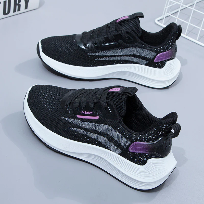 Damen Leichte und flexible Lauf-Sneaker mit atmungsaktiver Mesh-Oberfläche Heidi Mode - Image 3