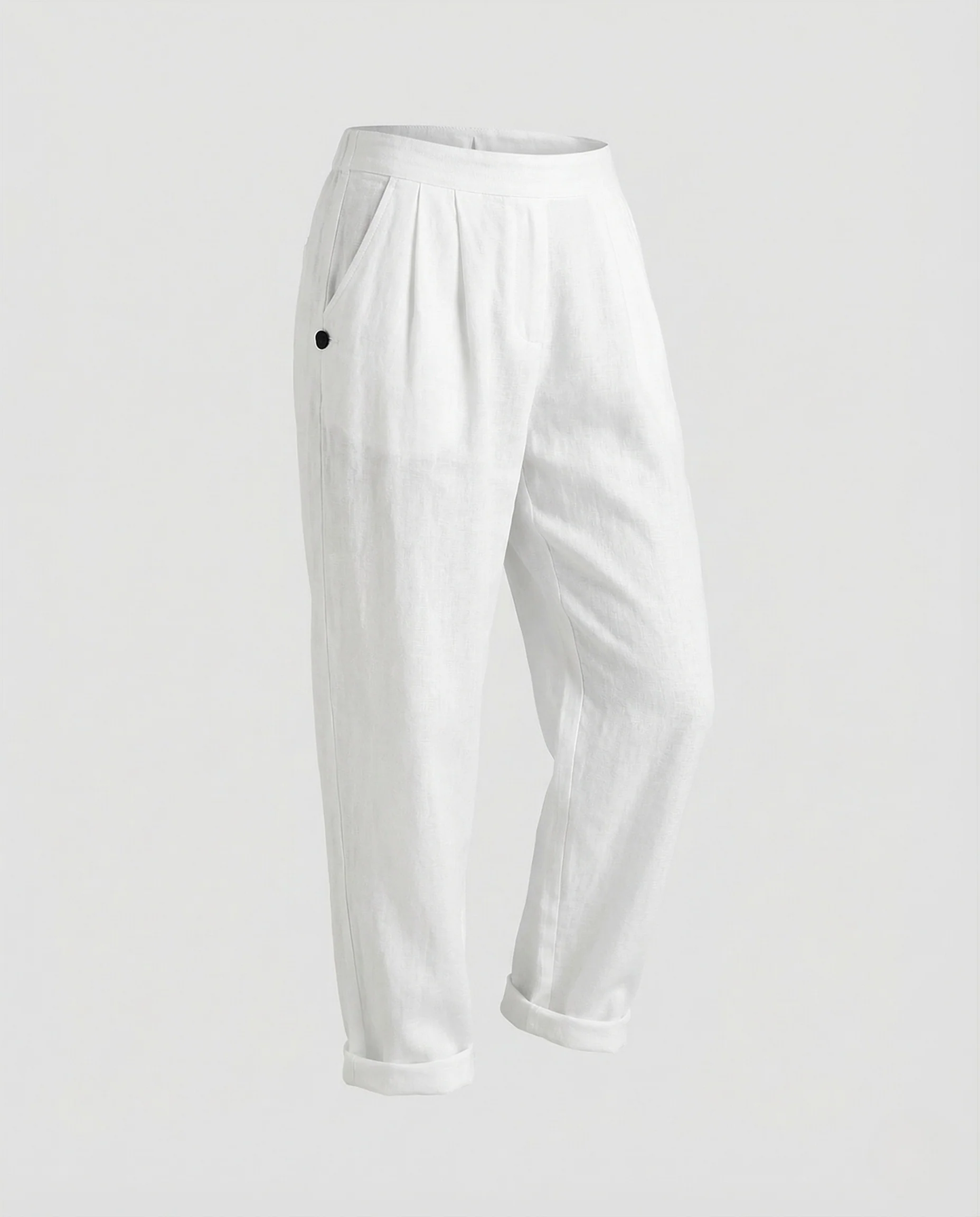 Damen Leinenhose mit Elastischem Bund & Seitentaschen | Heidi-Mode - Image 5