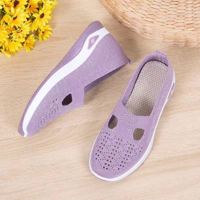Damen Leichte und luftige Slip-On Sneakers mit elastischer Sohle Heidi Mode - Image 4