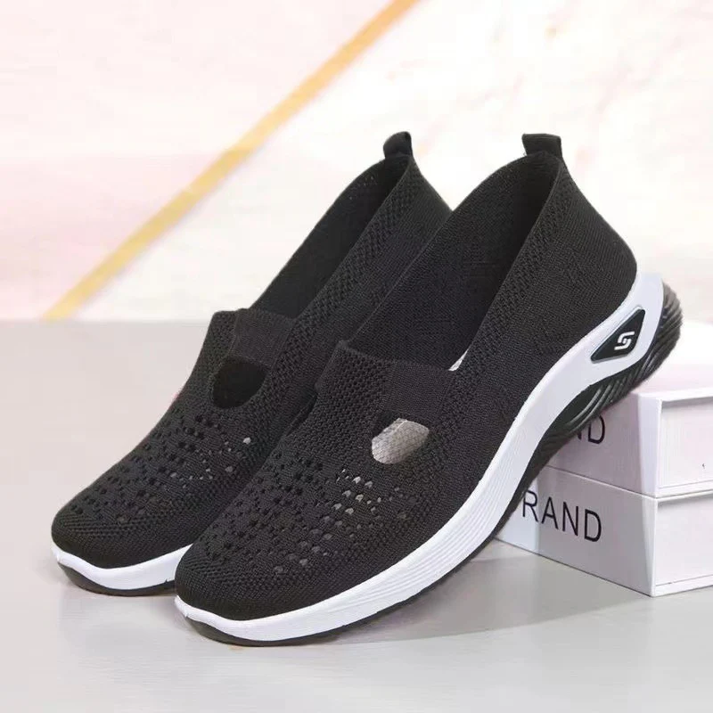 Damen Leichte und luftige Slip-On Sneakers mit elastischer Sohle Heidi Mode - Image 8