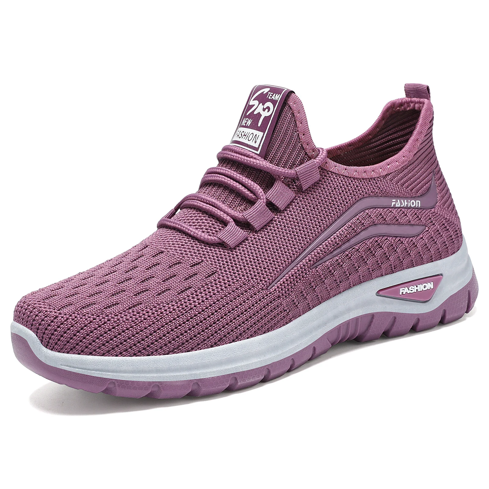 Damen leichtgewichtige Strick-Sneakers mit flexibler Sohle Heidi Mode - Image 8