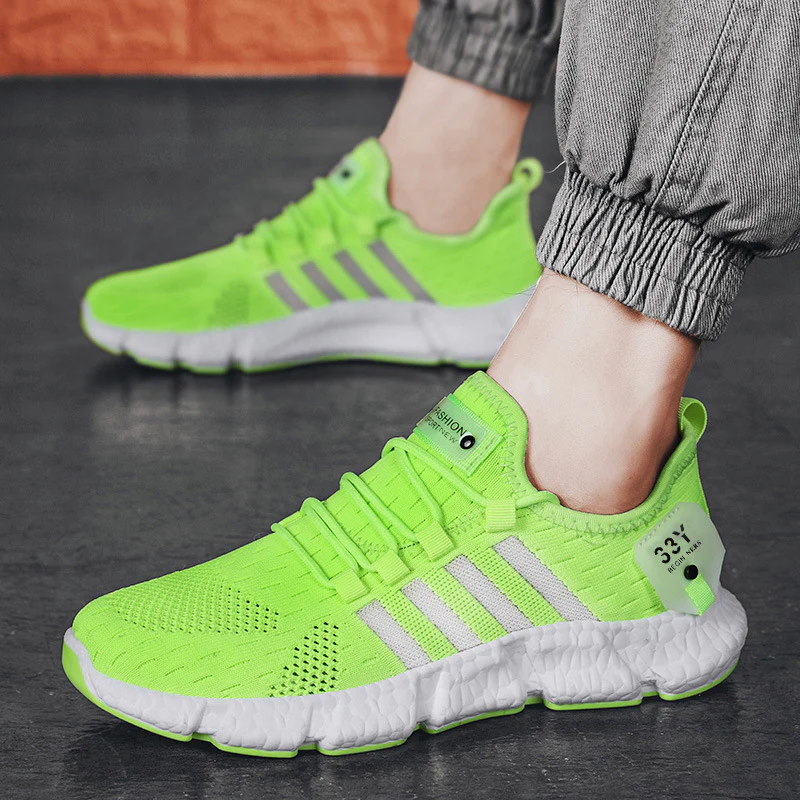 Damen Leichtgewichtige und atmungsaktive Lauf-Sneaker mit flexiblem Obermaterial Heidi Mode - Image 2