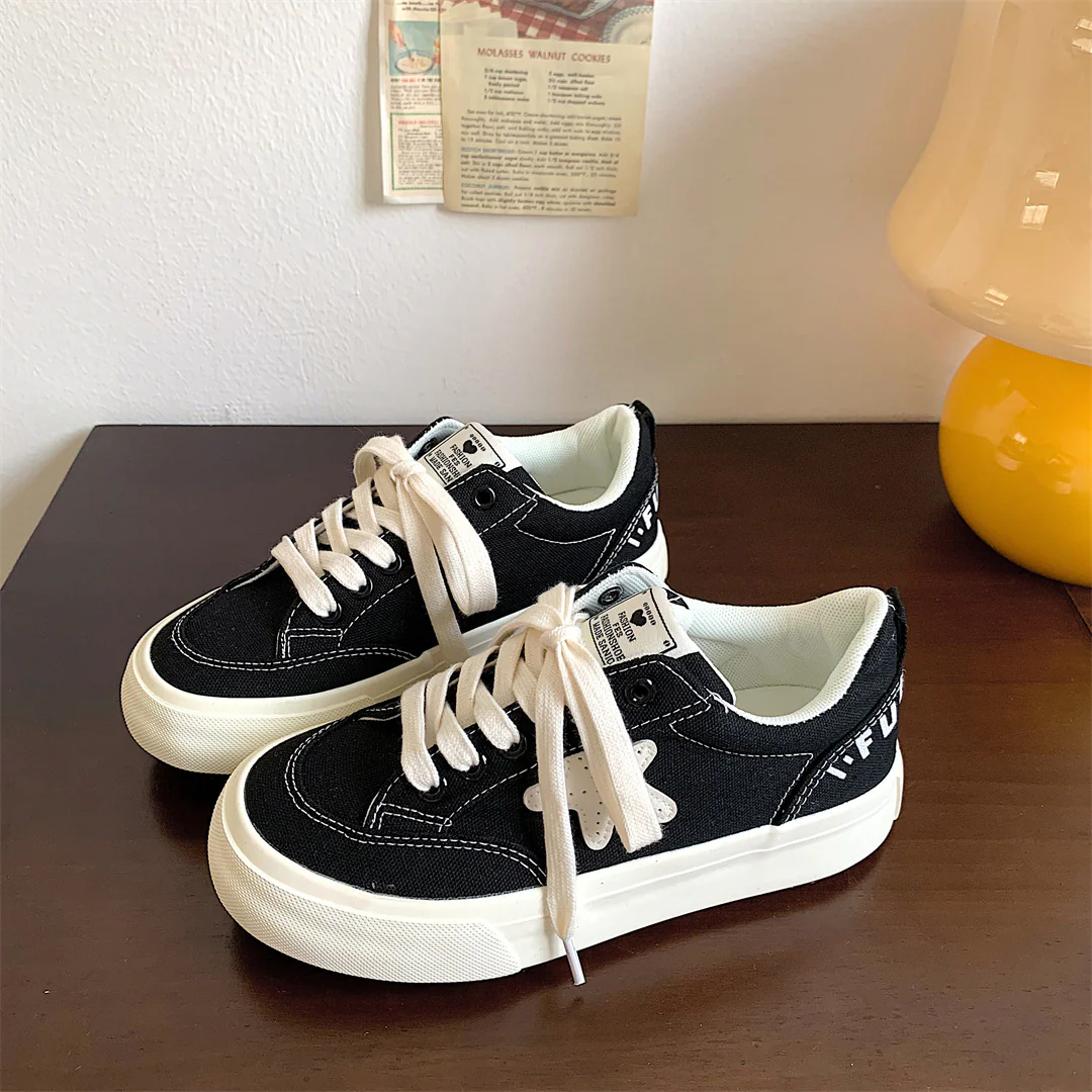 Damen Leinensneakers mit komfortabler Innensohle und modischem Design Heidi Mode - Image 3