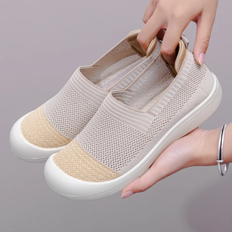 Damen Lifestyle Slipper mit elastischem Einsatz und strukturiertem Obermaterial Heidi Mode - Image 6