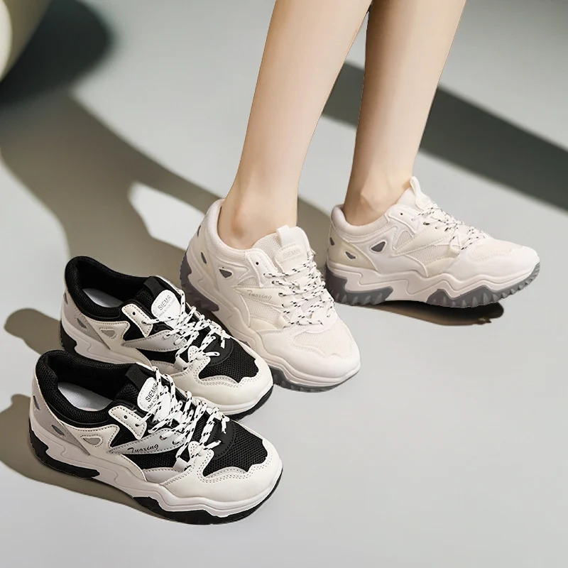 Damen Lifestyle Sneakers mit atmungsaktivem Mesh und rutschfester Sohlenkonstruktion Heidi Mode - Image 3