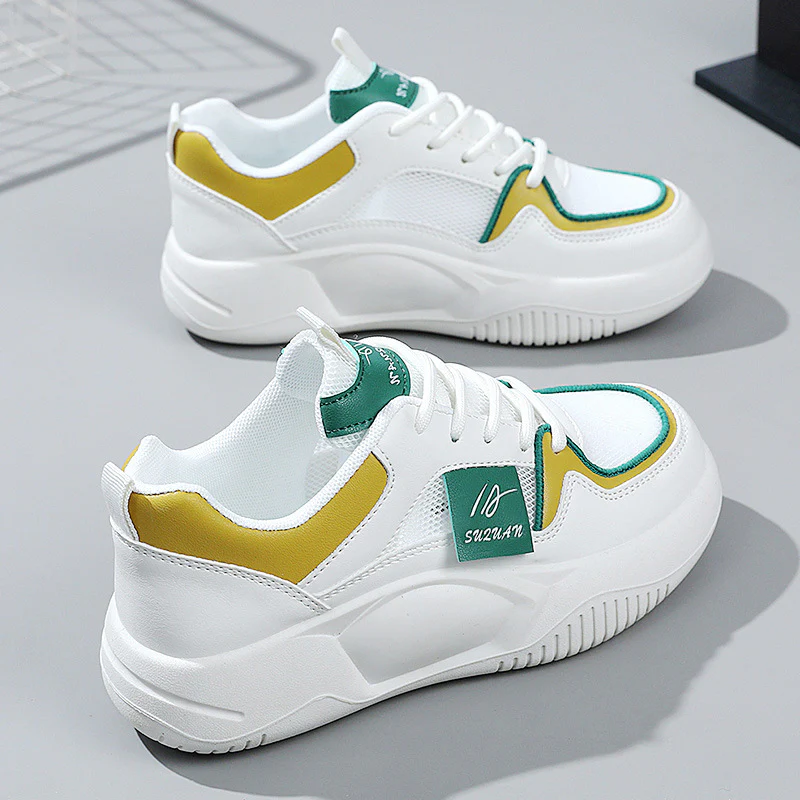 Damen Lifestyle Sneakers mit atmungsaktiver Mesh-Oberfläche und dämpfender Sohle Heidi Mode - Image 2