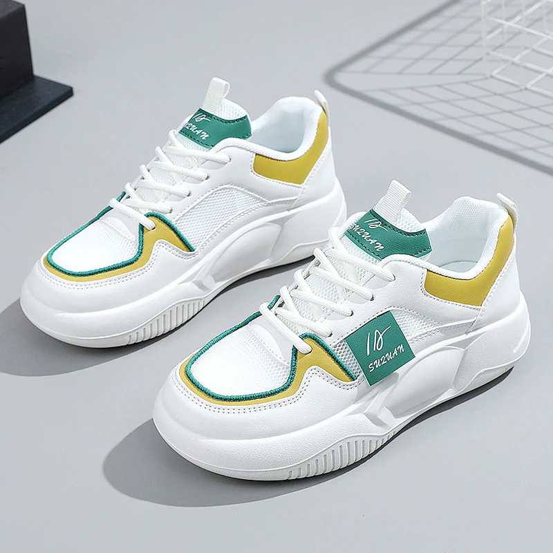 Damen Lifestyle Sneakers mit atmungsaktiver Mesh-Oberfläche und dämpfender Sohle Heidi Mode - Image 7