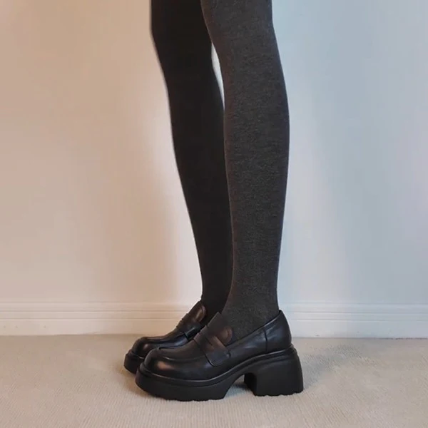 Damen Loafers mit robustem Blockabsatz und eleganter Riemchenverzierung Heidi Mode - Image 2