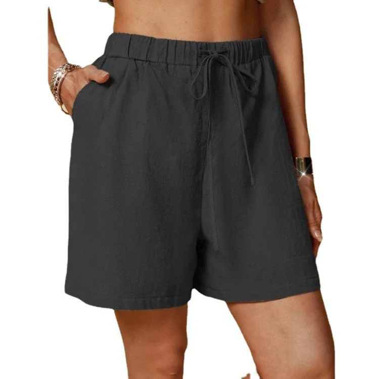 Damen Lockere Shorts mit Elastischem Bund und Praktischen Seitentaschen Heidi-Mode - Image 6